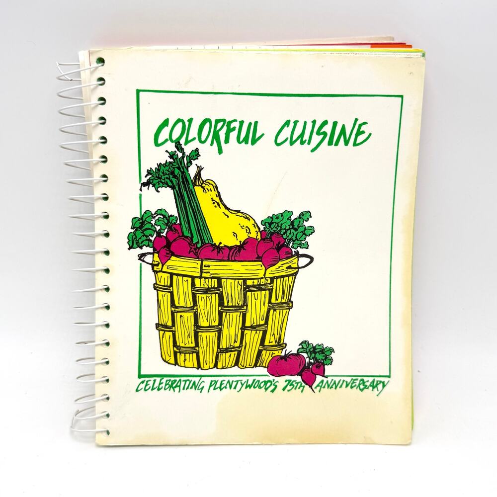 Plentywood Montana 75th Anniversary Community Cookbook Recipes Vintage 80s 1987